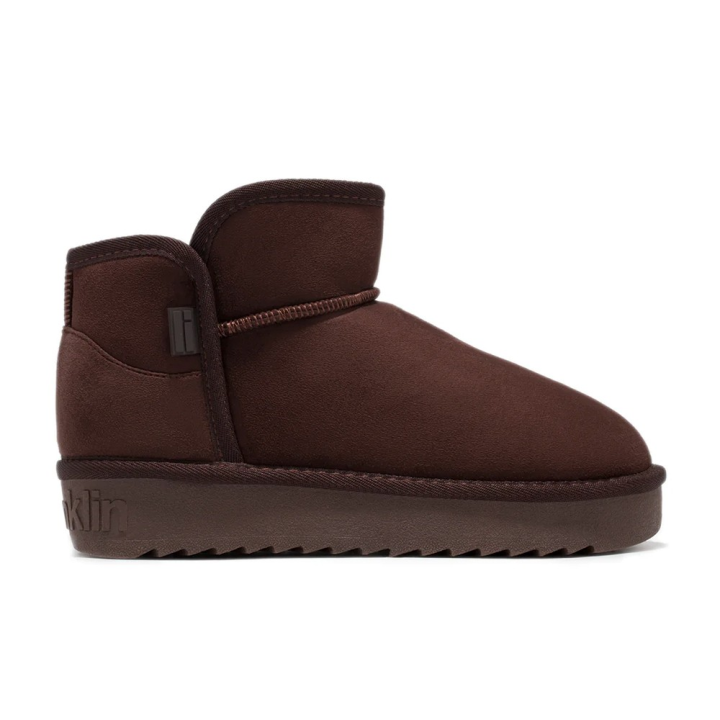 Botines Planos Mujer D.franklin Nordic Low Basic Marron
