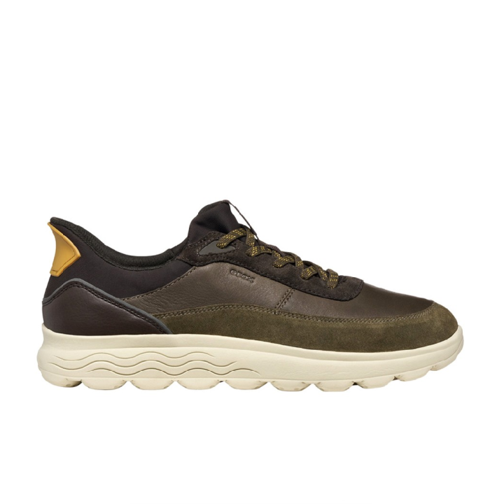 Sneakers Hombre Geox U Spherica Plus Kaki