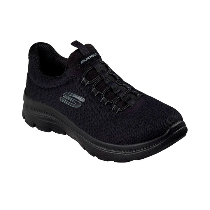Sneakers Mujer Skechers Summits Plus Negro-Negro