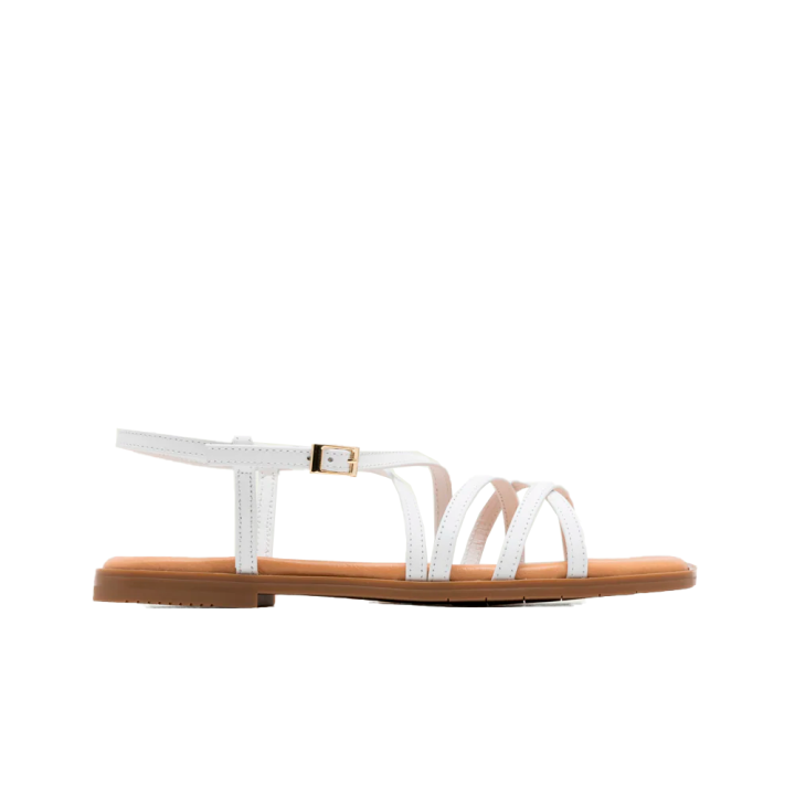 Sandalias Planas Mujer Porronet 3221 Blanco