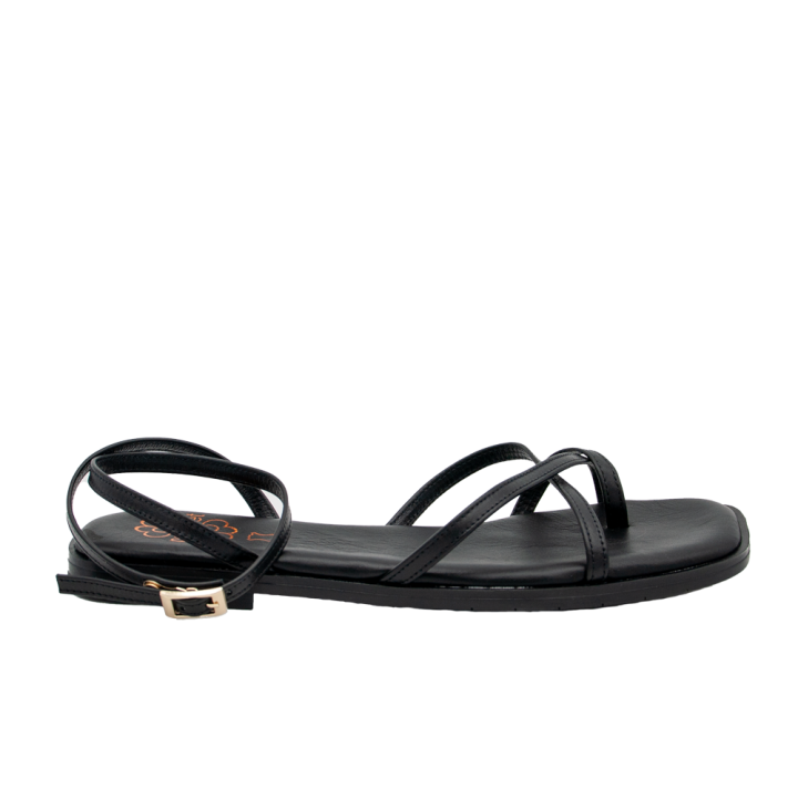 Sandalias Planas Mujer Porronet 3222 Negro