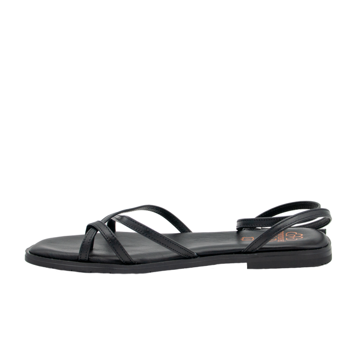Sandalias Planas Mujer Porronet 3222 Negro
