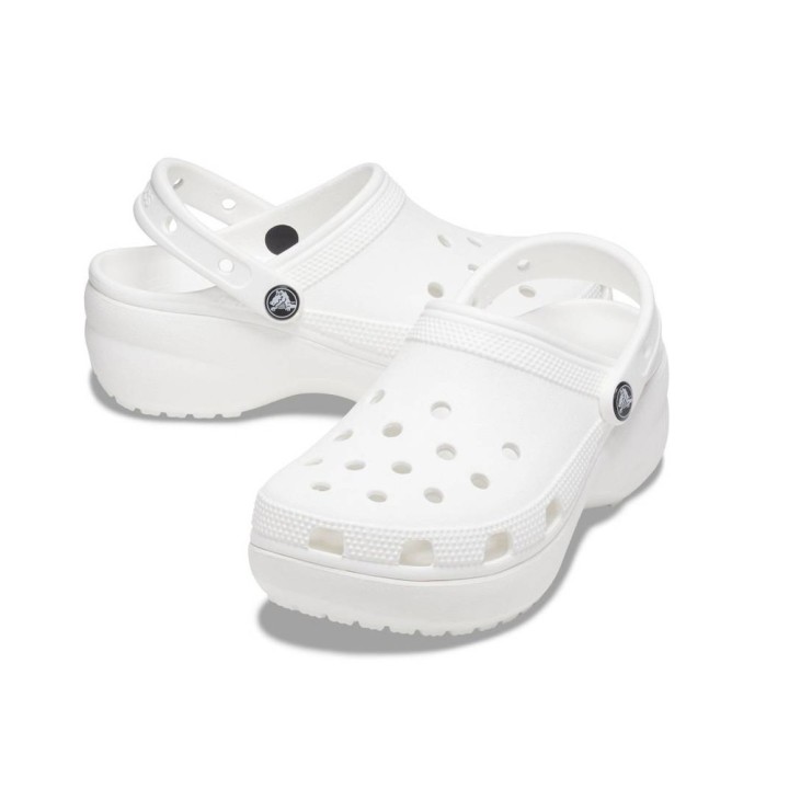 Sandalias Planas Mujer Crocs 206750 Blanco