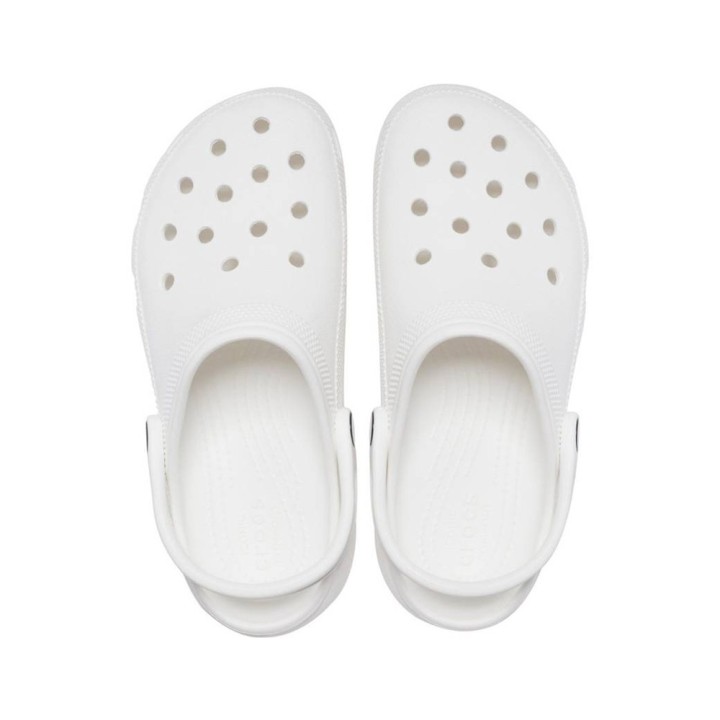Sandalias Planas Mujer Crocs 206750 Blanco
