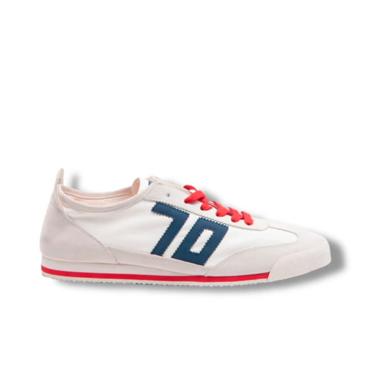 Sneakers Hombre Back 70 Leon Blanco-Azul