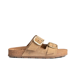 Sandalias Planas Mujer Yokono Jerba Taupe