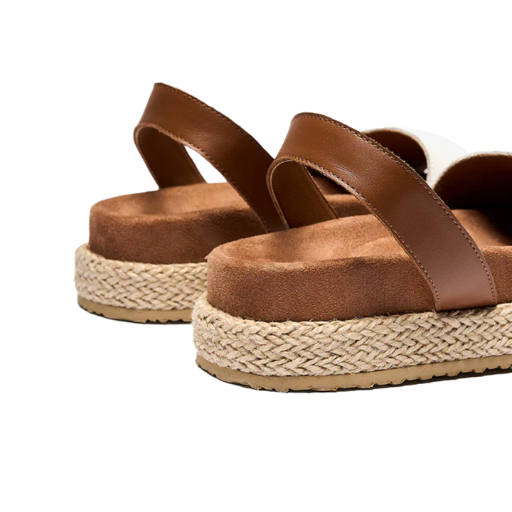 Sandalias Planas Mujer Popa Siona Blanco