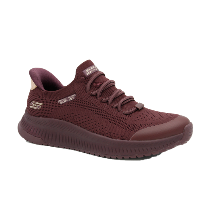 Sneakers Mujer Skechers Bobs Squad 4 - Dire Step Burdeos