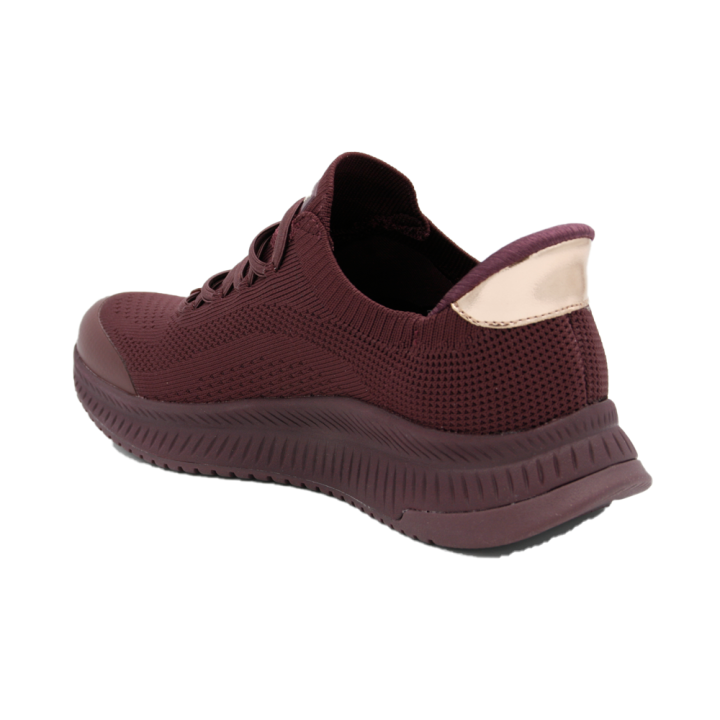 Sneakers Mujer Skechers Bobs Squad 4 - Dire Step Burdeos