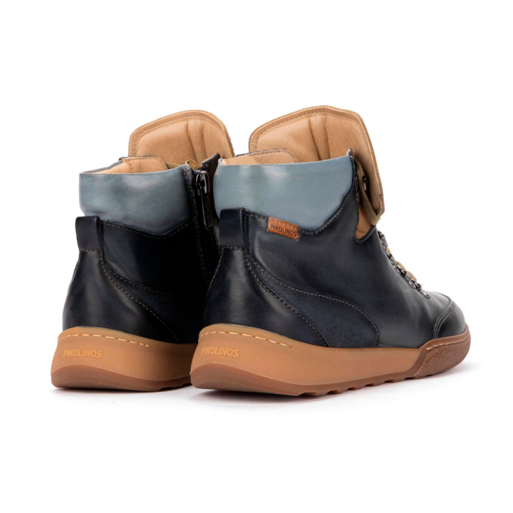 Botines Planos Mujer Pikolinos W7C-8582 Marino
