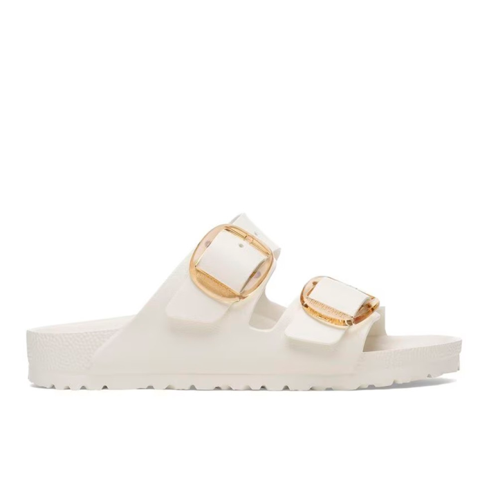 Sandalias Planas Mujer Birkenstock Arizona Big Buckle Eva Beig