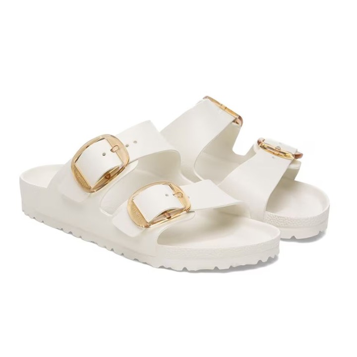 Sandalias Planas Mujer Birkenstock Arizona Big Buckle Eva Beig