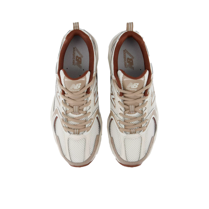 Sneakers Mujer New Balance U530 Blanco-Marron