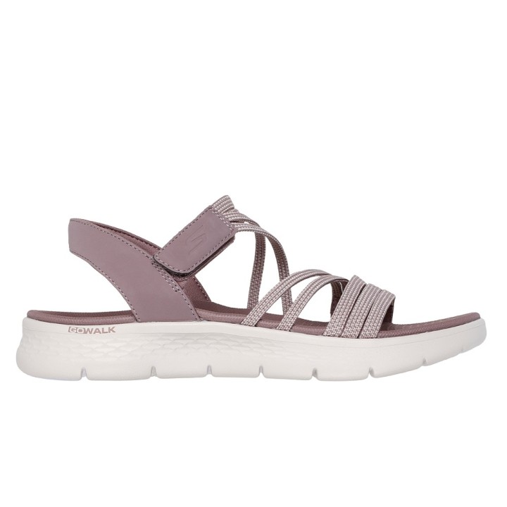Sandalias Planas Mujer Skechers 141473 Rosa