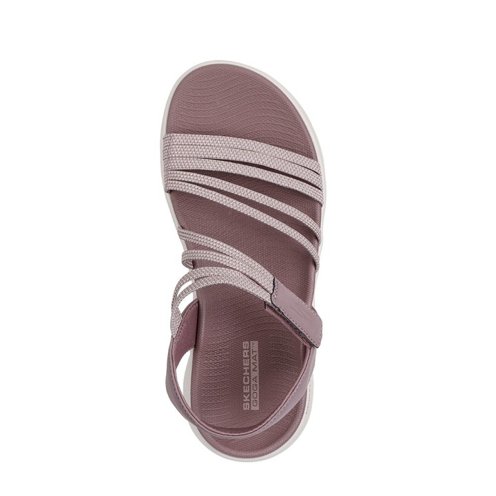 Sandalias Planas Mujer Skechers 141473 Rosa