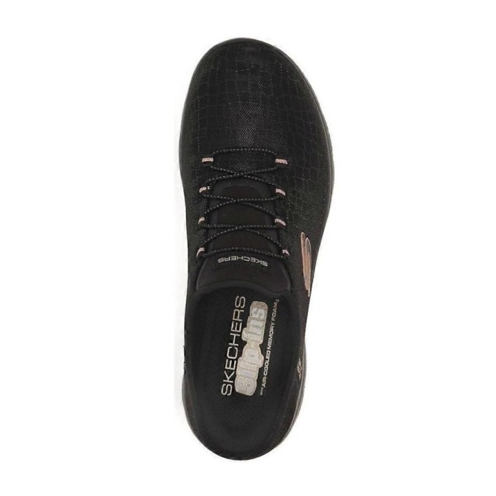 Sneakers Mujer Skechers Summits-cla Negro-oro