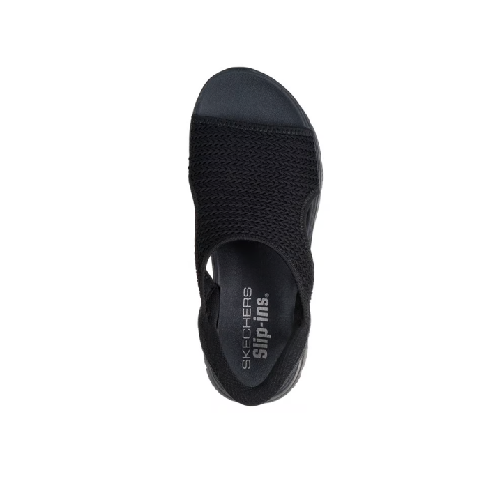 Sandalias Planas Mujer Skechers Summits - Sweetly Evolved Negro