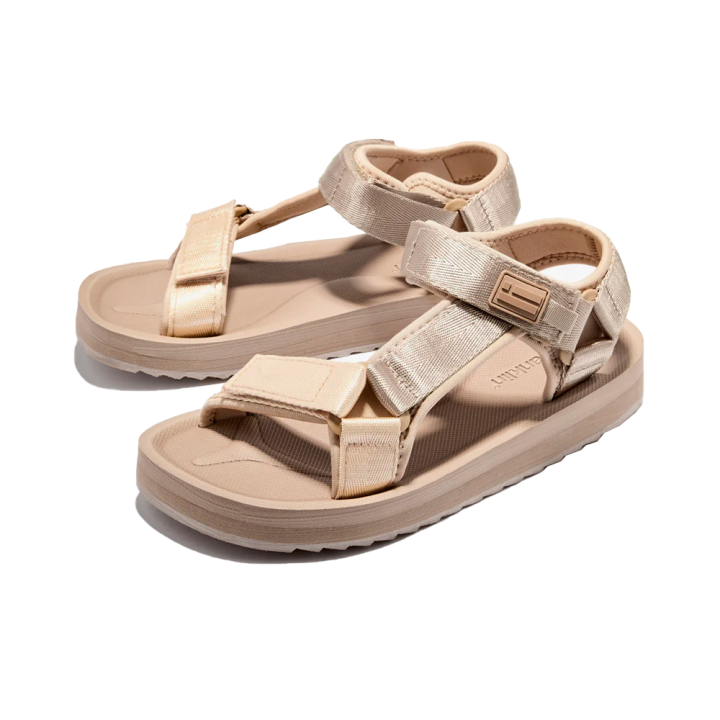Sandalias Planas Mujer D.franklin Dfsh361014 Oro