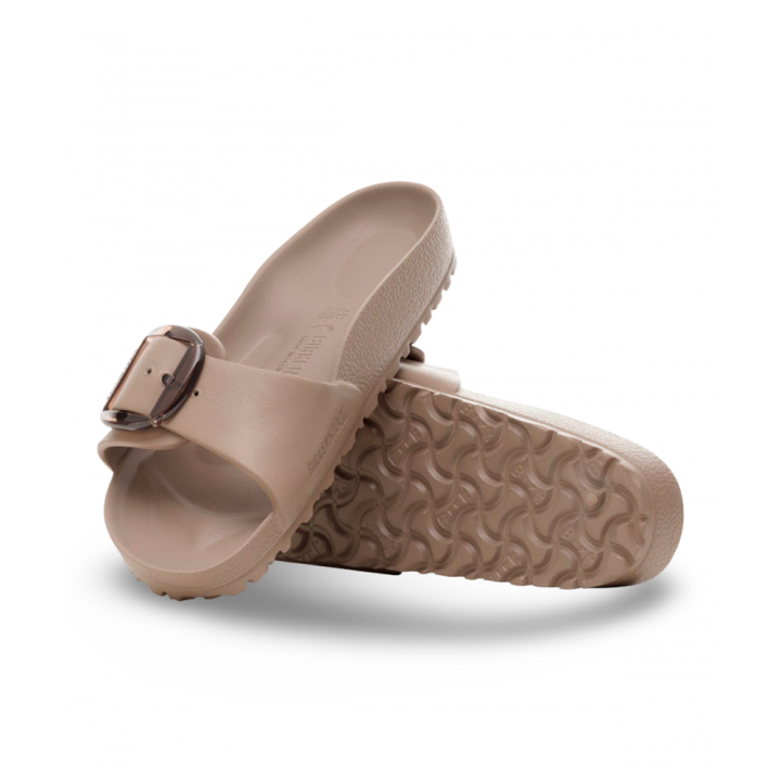 Sandalias Planas Mujer Birkenstock Madrid Big Buckle Eva Taupe