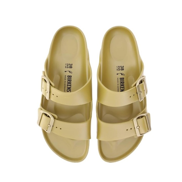 Sandalias Planas Mujer Birkenstock Arizona Eva Oro