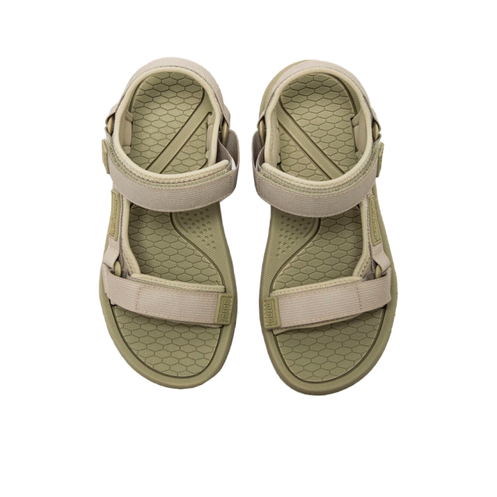 Sandalias Planas Mujer Mustang 60804 Kaki