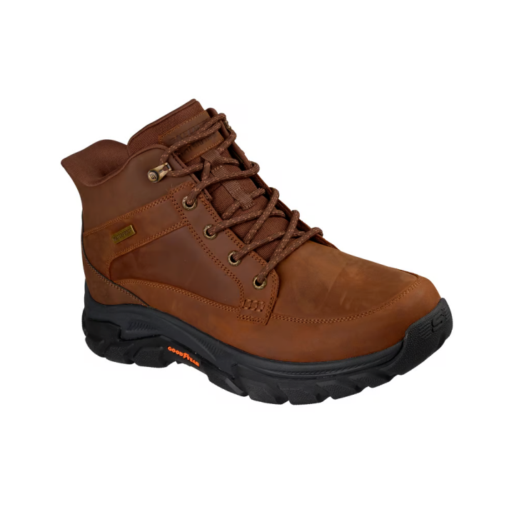 Botas Hombre Skechers Slip-Ins Waterproof Relaxed Fn Cuero