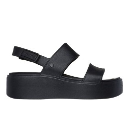 Sandalias Planas Mujer Skechers 111257 Negro-negro
