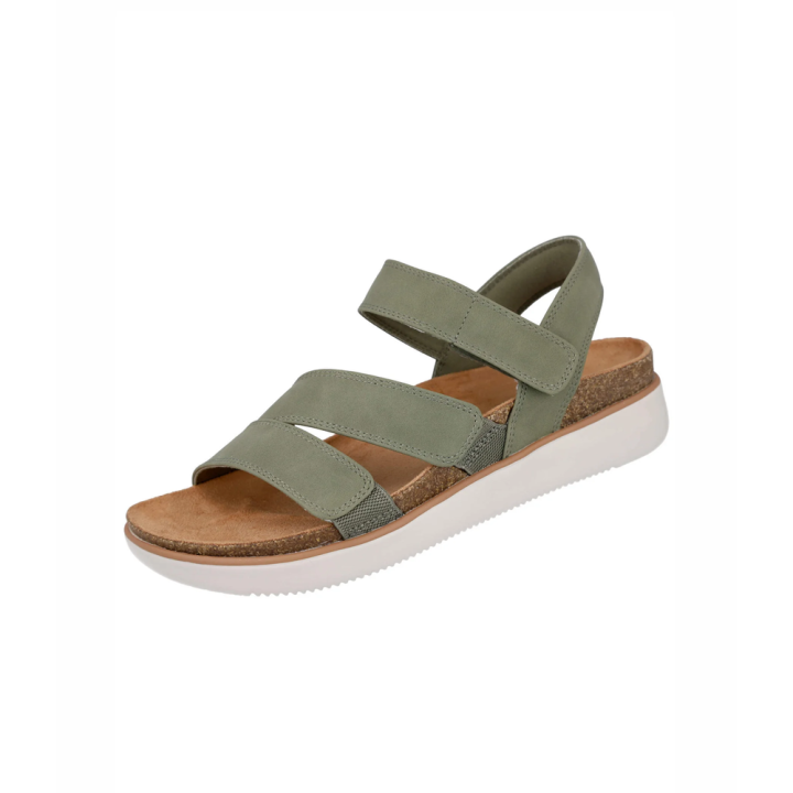 Sandalias Planas Mujer Skechers Lifted Comfort Verde