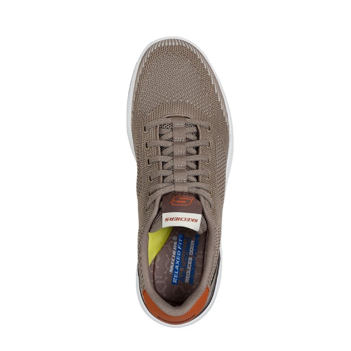 Sneakers Skechers Relaxed Fit corliss-dorset Hombre Taupe