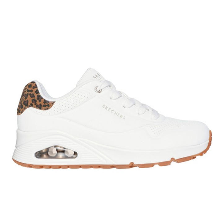 Sneakers Mujer Skechers Uno - Jungle Nite Blanco