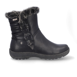 Botines Planos Mujer Coronel Tapiocca T711 Negro-Negro