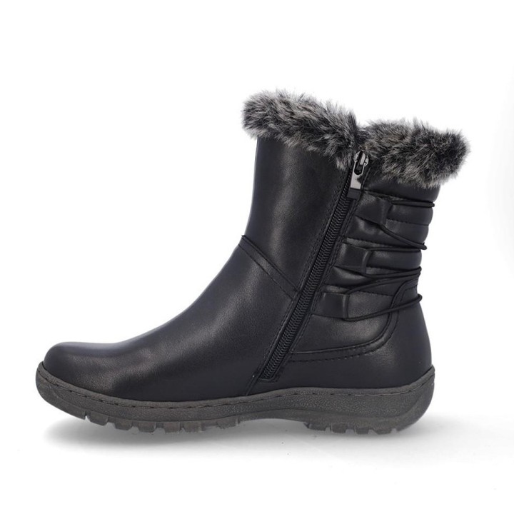 Botines Planos Mujer Coronel Tapiocca T711 Negro-negro