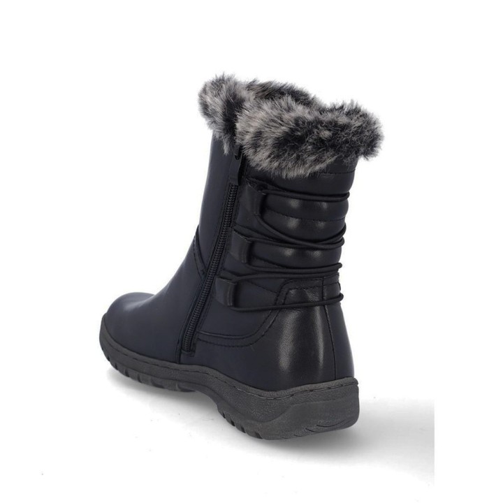 Botines Planos Mujer Coronel Tapiocca T711 Negro-negro