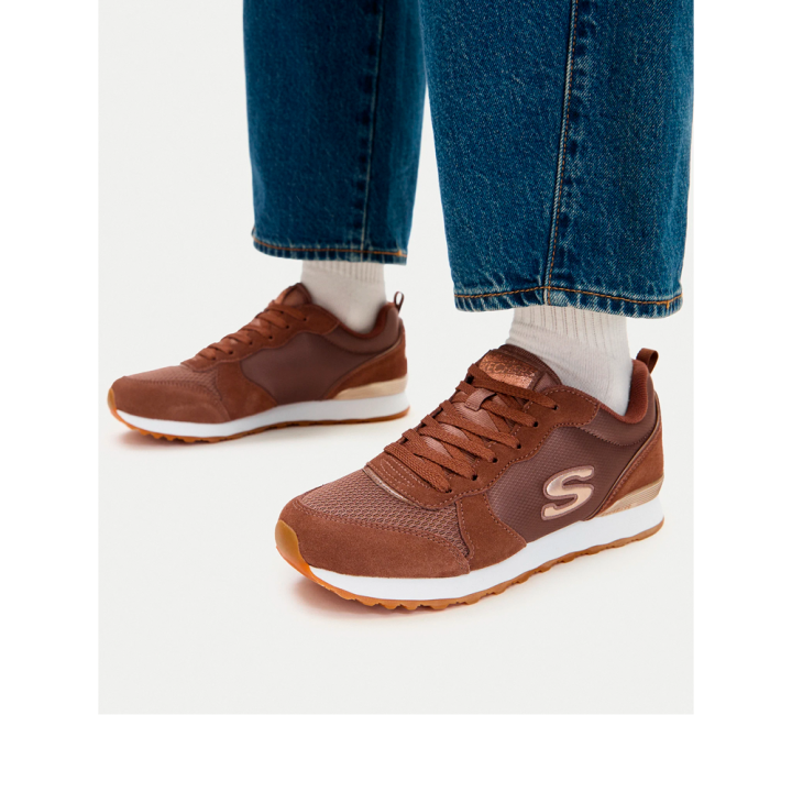 Sneakers Mujer Skechers 111 Marron
