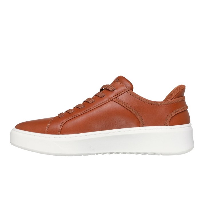 Sneakers Hombre Skechers Court Break-double Vented Cuero