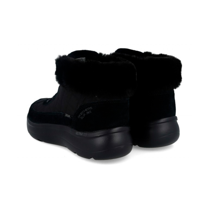Botines Planos Mujer Skechers On-The-Go Encore - Cozy Fit Me Negro-Negro