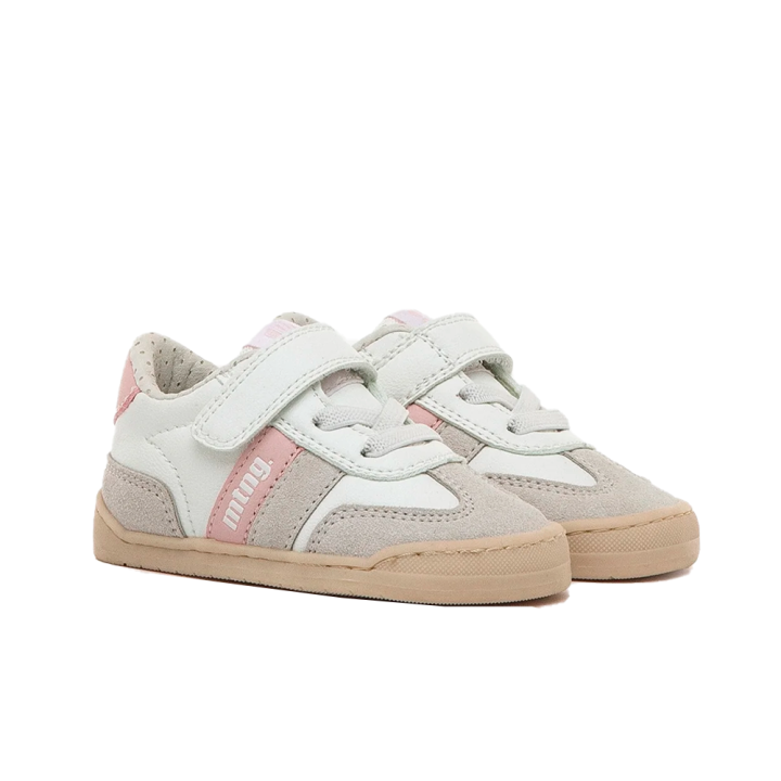 Barefoot Niño Mustang 49060F Blanco-Rosa