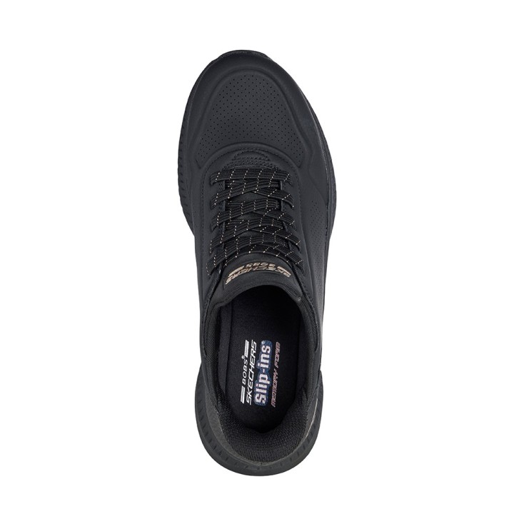 Sneakers Mujer Skechers Bobs Squad 4 - Key Look Negro-negro