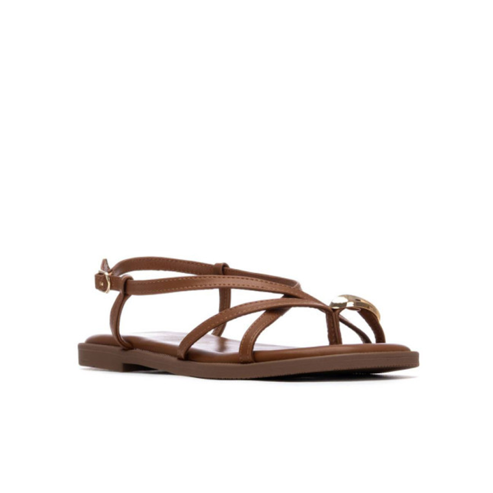 Sandalias Planas Mujer Xti 145358 Camel