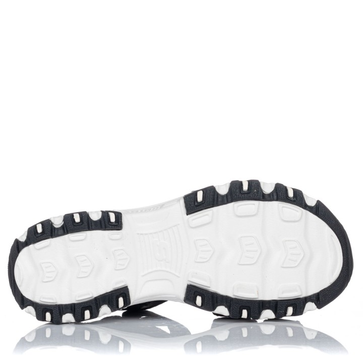 Sandalias planas Skechers D'Lites Fresh 31514 negras