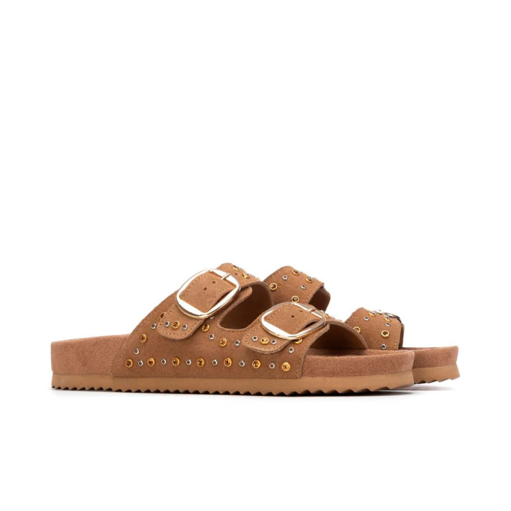Sandalias Planas Mujer Xti 145066 Camel