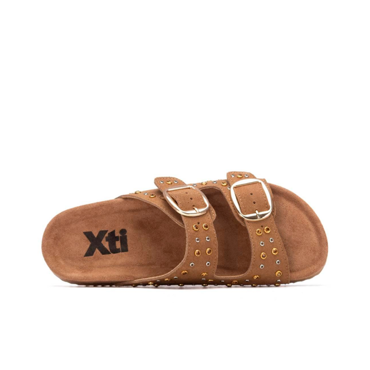 Sandalias Planas Mujer Xti 145066 Camel