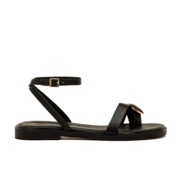 Sandalias Planas Mujer Mustang 55931 Negro