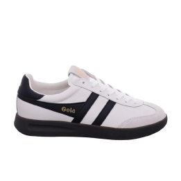 Sneakers Hombre Gola Cyclone Leather Blanco-Negro