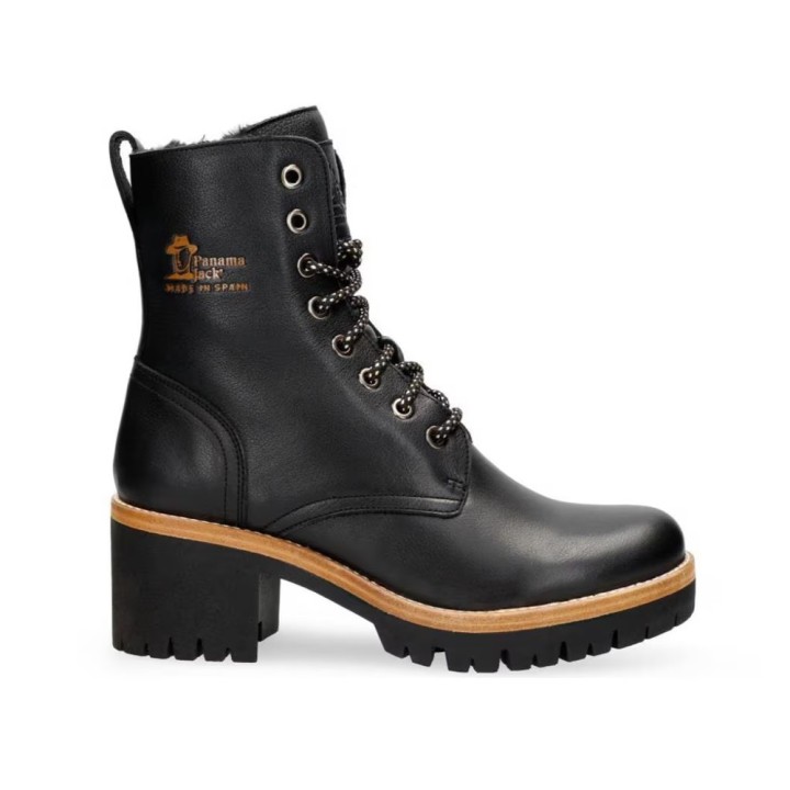 Botines de tacón Mujer Panama Jack Padma Negro