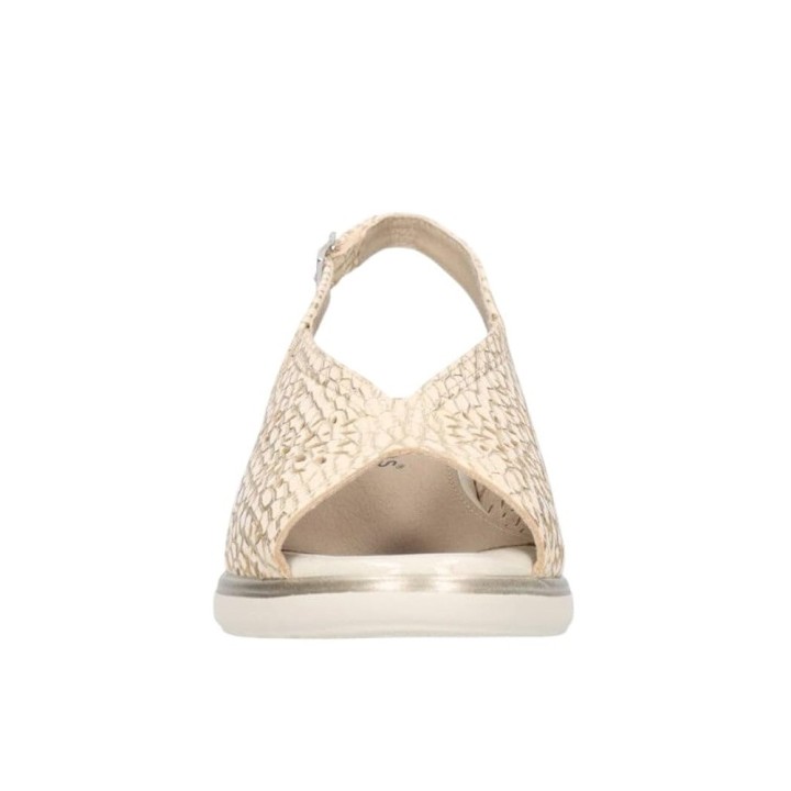 Sandalias Planas Pitillos 10342 Mujer Oro