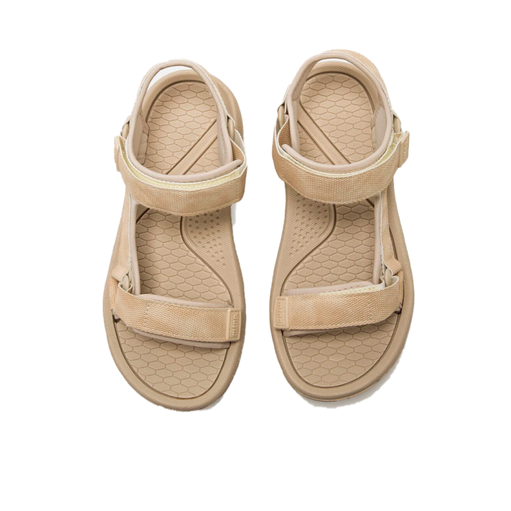Sandalias Planas Mujer Mustang 60804 Beig