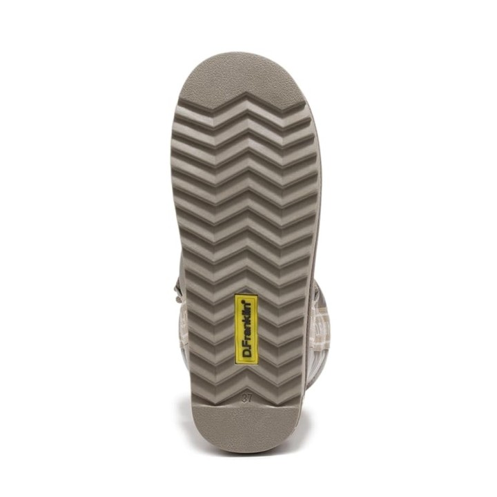 Botines Planos Mujer D.franklin Nordic V2 Bomb Brass Plata