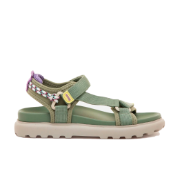 Sandalias Planas Mujer Mustang 60001 Verde