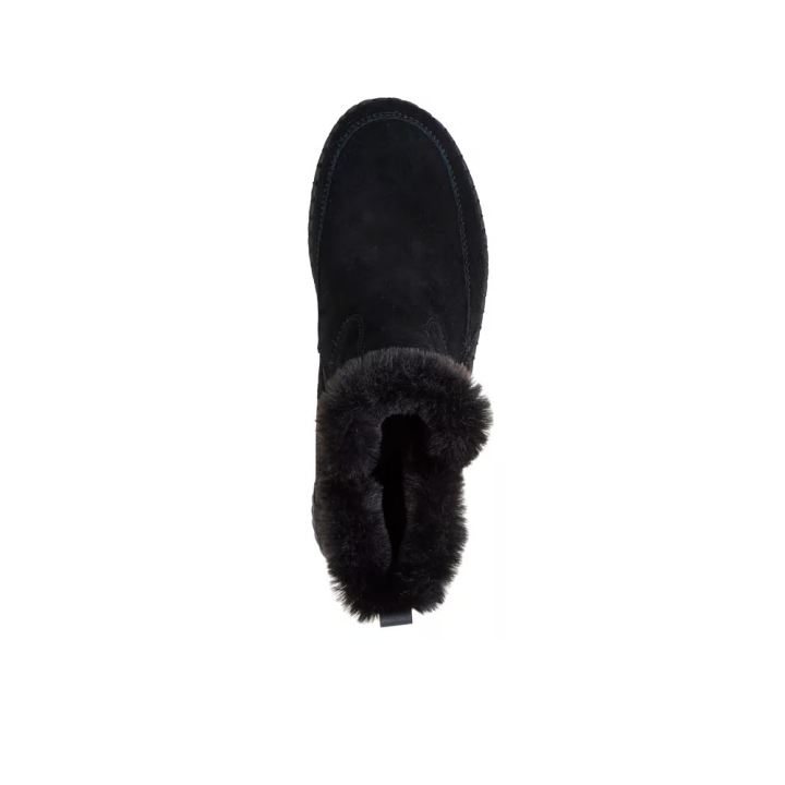 Botines Planos Mujer Skechers Wilshire Blvd - Fresh Zip Negro-Negro